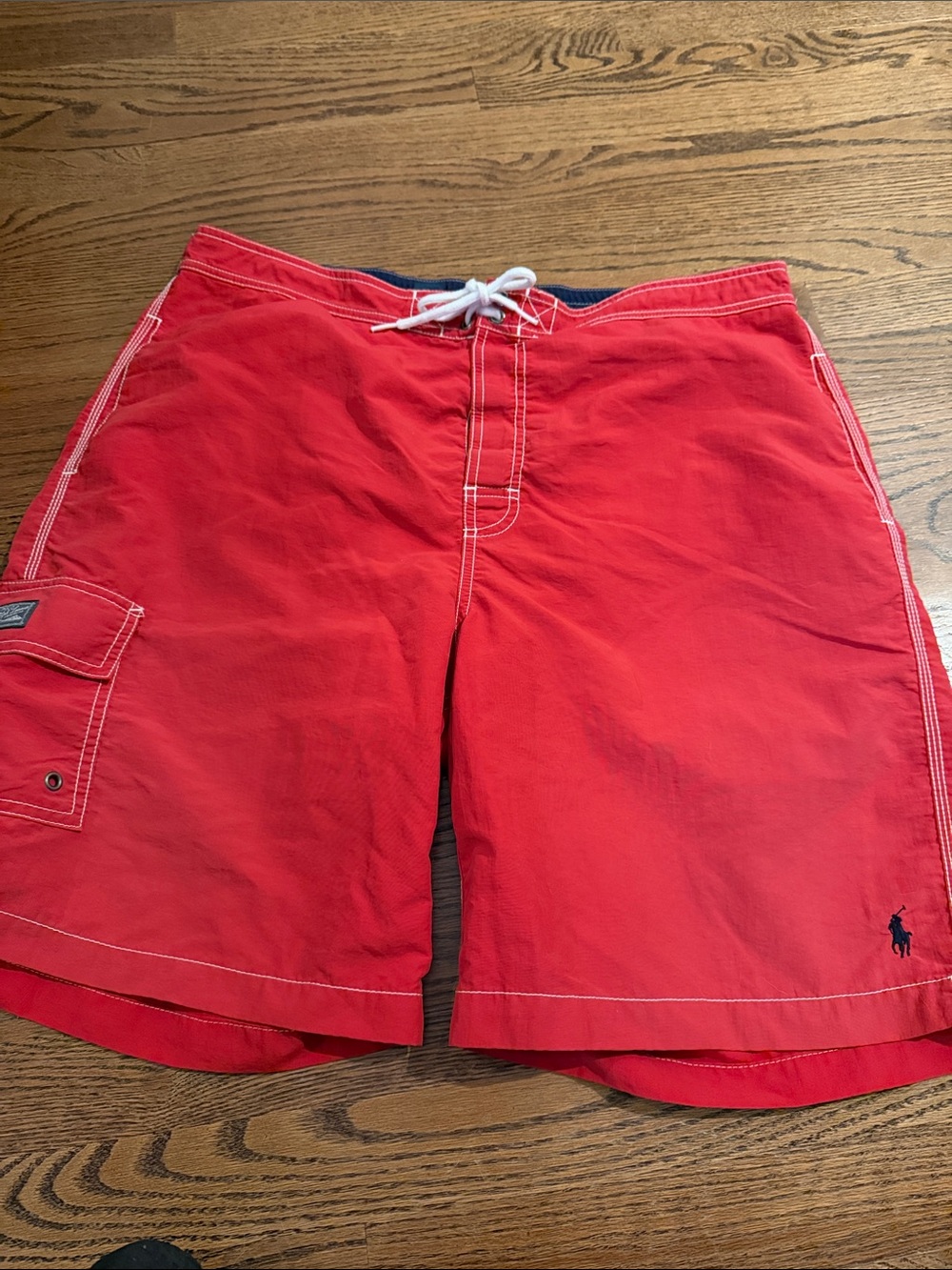 Polo by Ralph Lauren Men’s Red Swim Trunks Sz XL